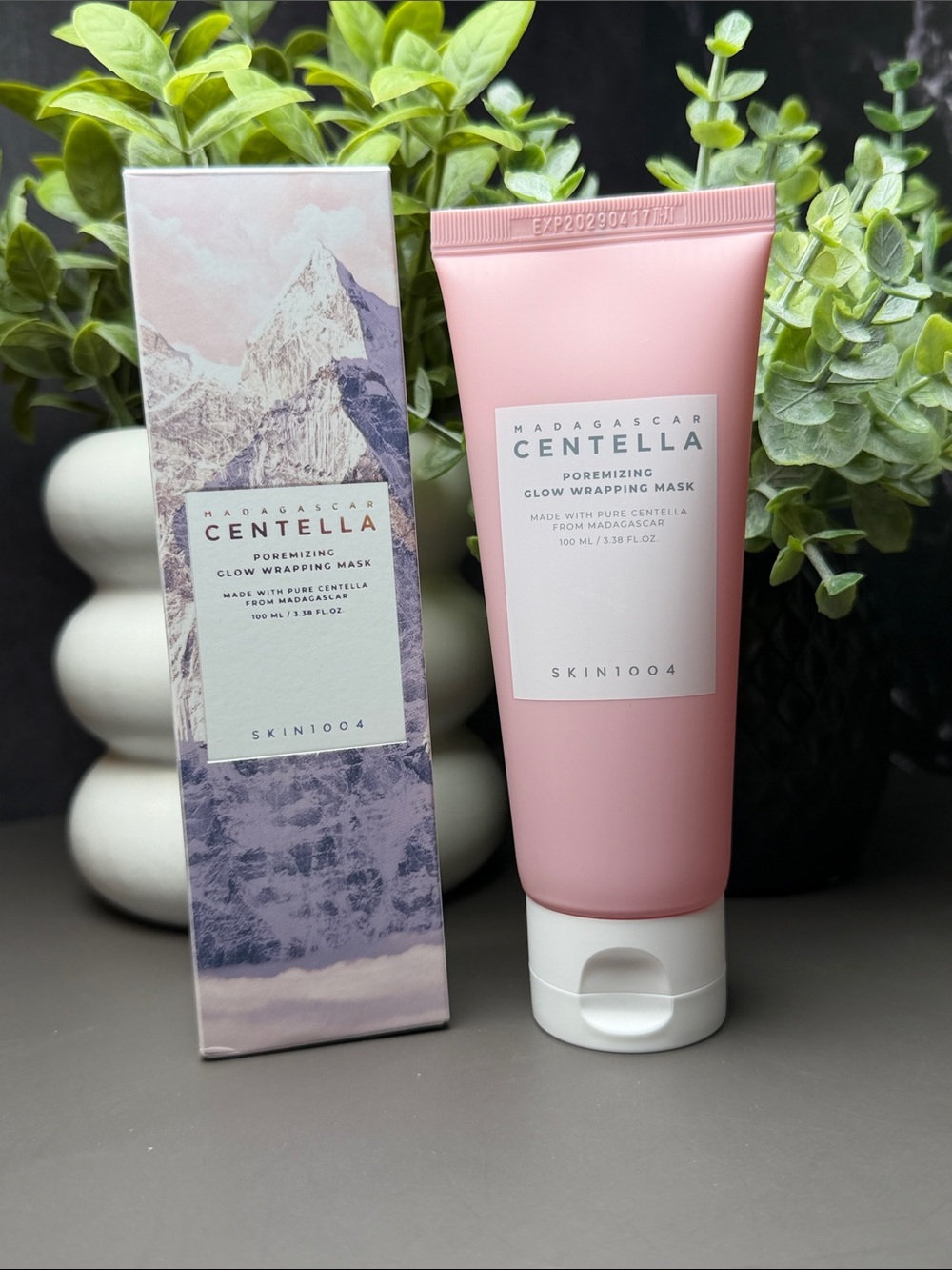 Skin1004 Madagascar Centella Poreminizing Glow Wrapping Mask — Pink